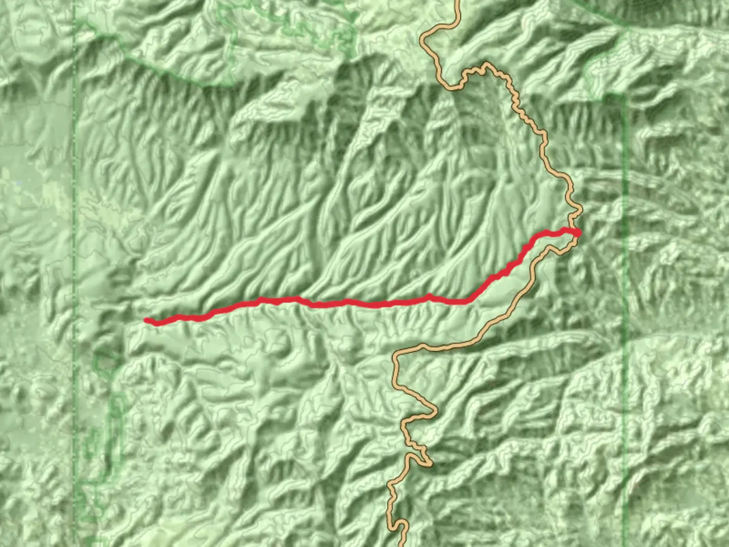 An image depicting the trail East Eagle Trail and its surrounding area.