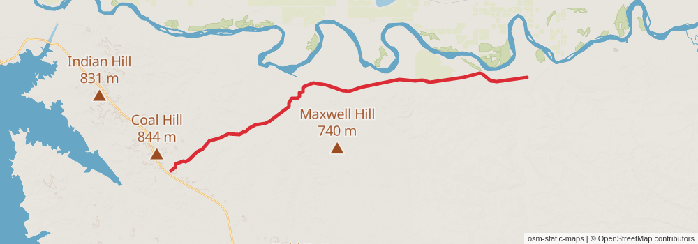 American Perimeter Trail - Rocky Mountains Primary stage 8 Map