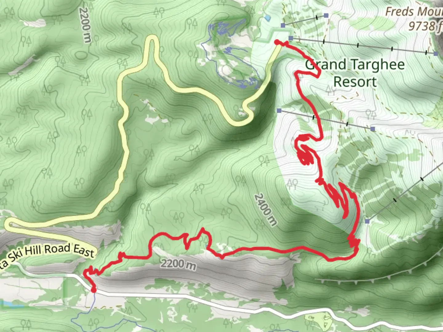 An image depicting the trail Action Jackson and Mill Creek Trail and its surrounding area.