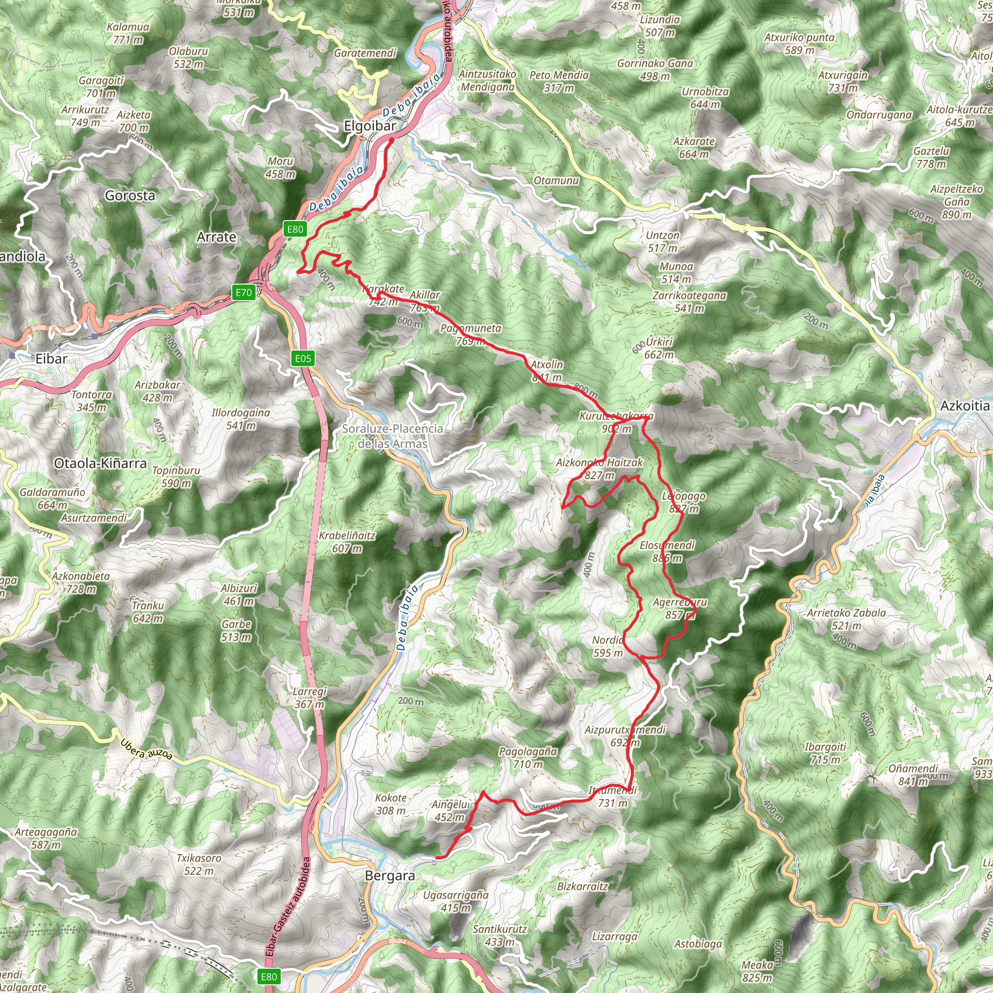Route of the Dolmens PR GI 94 mobile static map