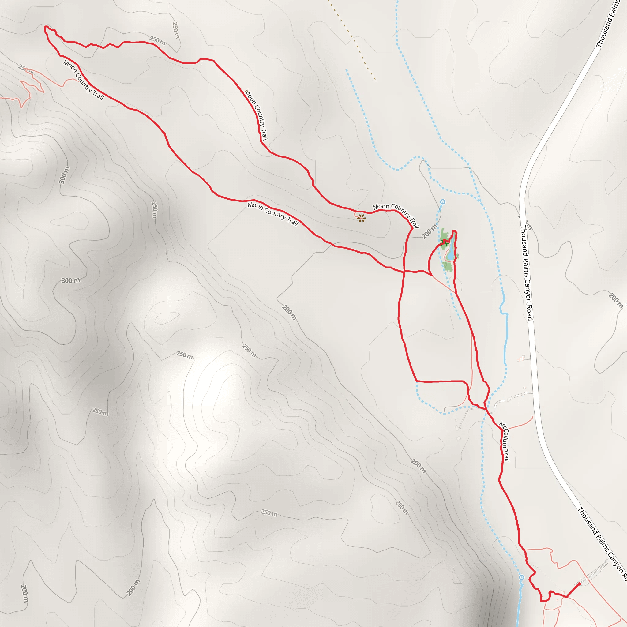 McCallum Pond, McCallum and Moon Country Loop Trail mobile static map