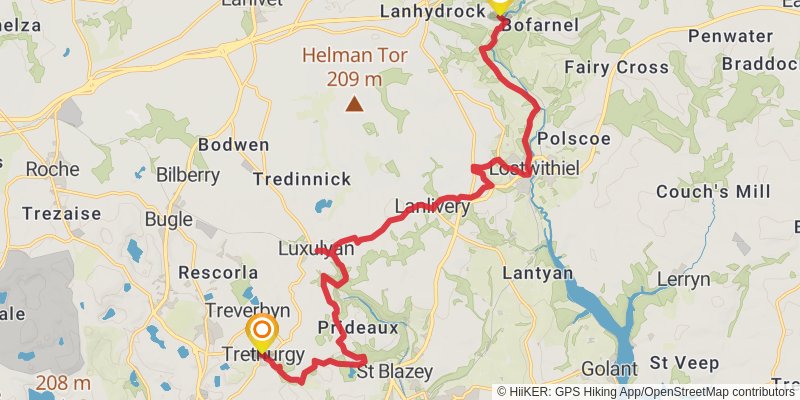 Mary Michael Pilgrims Way stage 8 Map