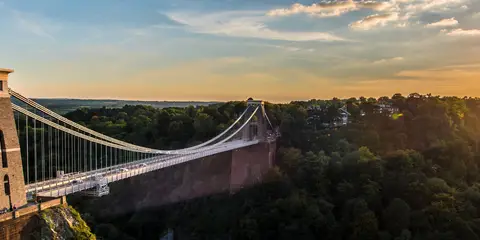 An image depicting the trail Samaritans Way South West and its surrounding area.