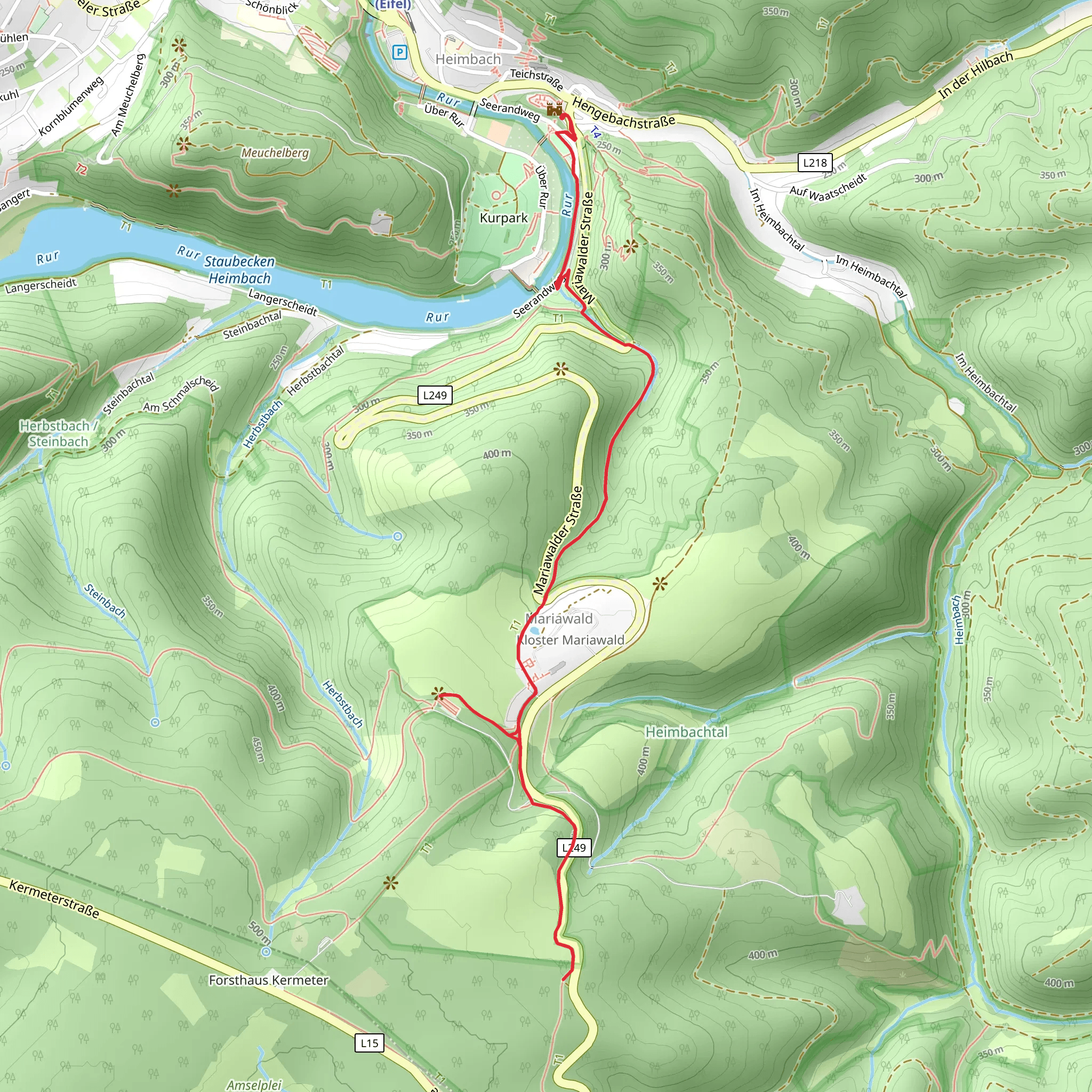 Nationalpark Eifel via Klosterrunde mobile static map