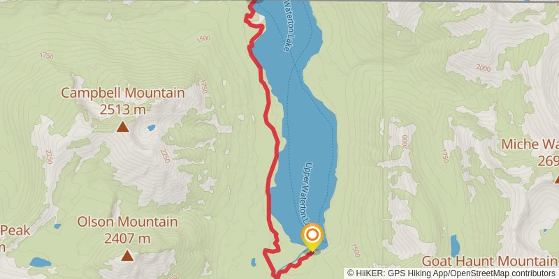 Continental Divide Trail - Montana And Idaho stage 89 Map