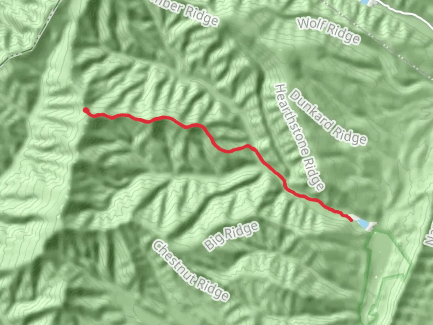 An image depicting the trail Buck Mountain Trail to Hearthstone Lake and its surrounding area.
