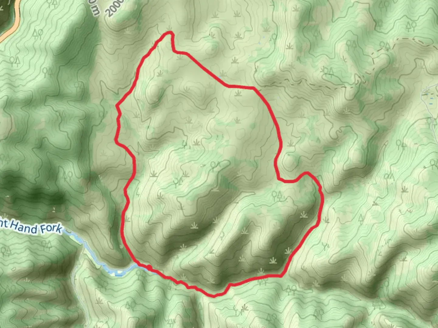 An image depicting the trail Willow Creek Trail and Little Cottonwood Loop and its surrounding area.