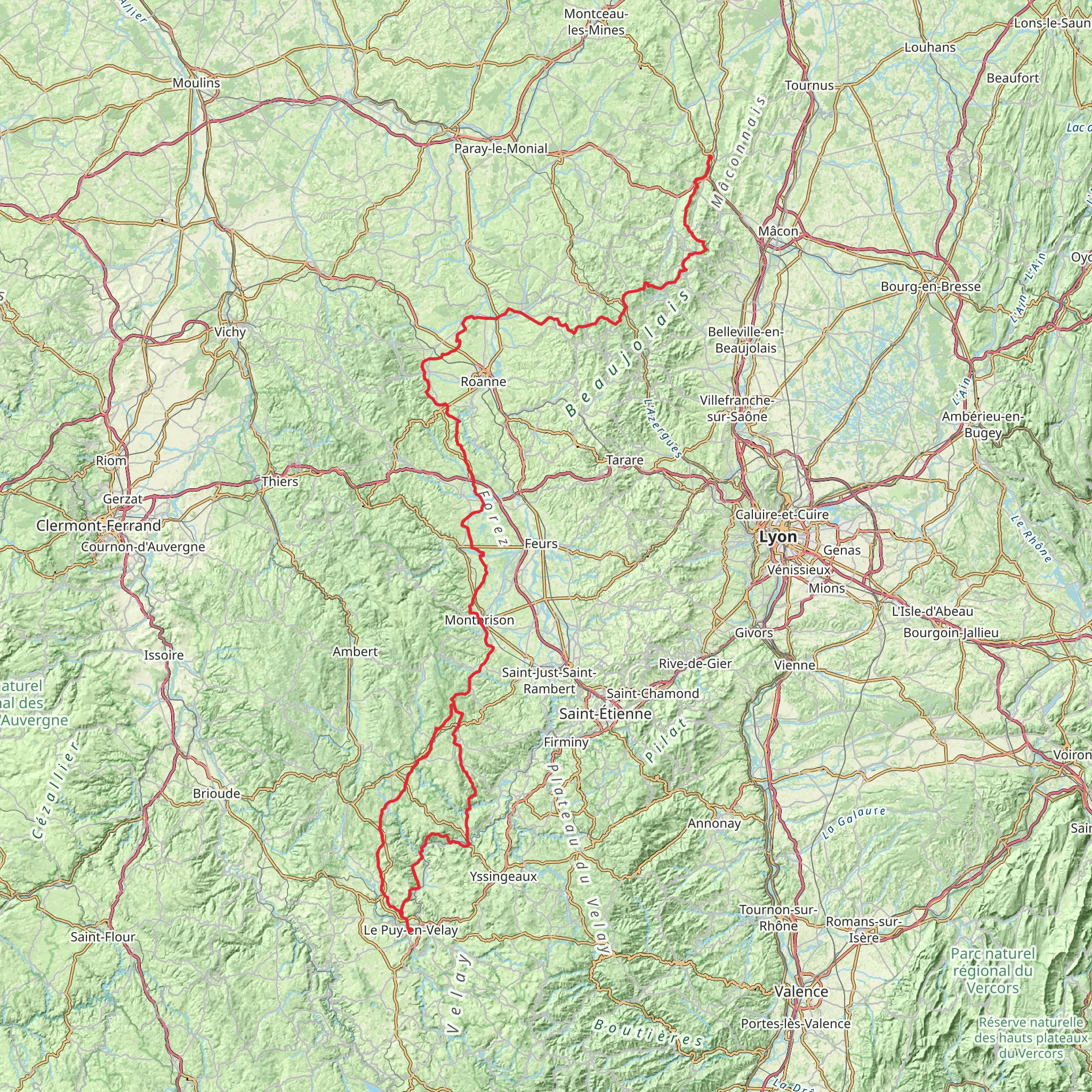 Chemin de Cluny mobile static map