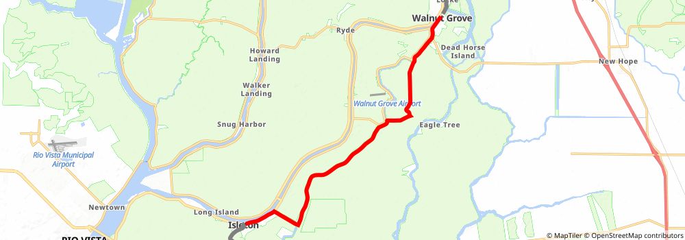 American Discovery Trail South Route stage 392 Map