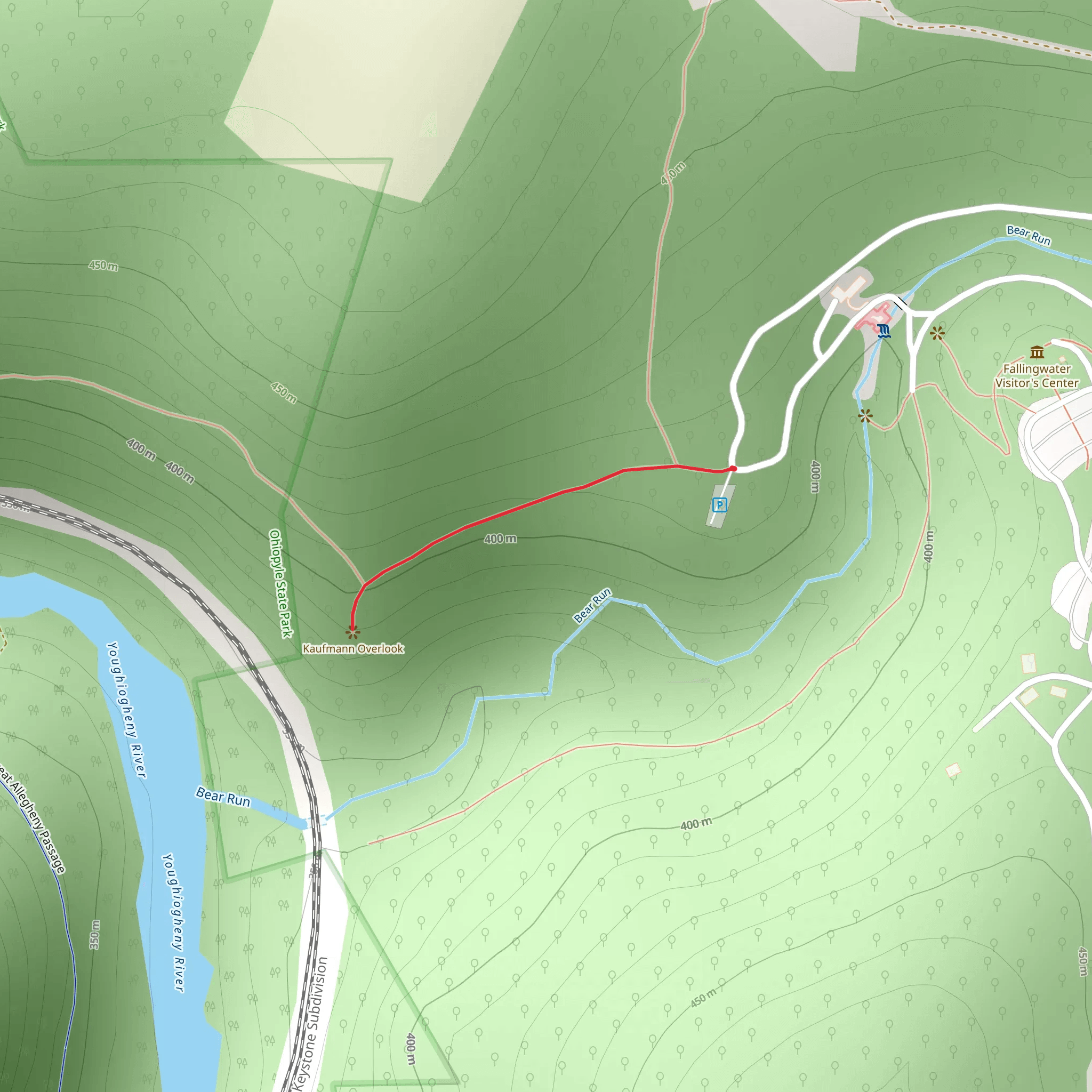 Black Loop near Bear Run mobile static map