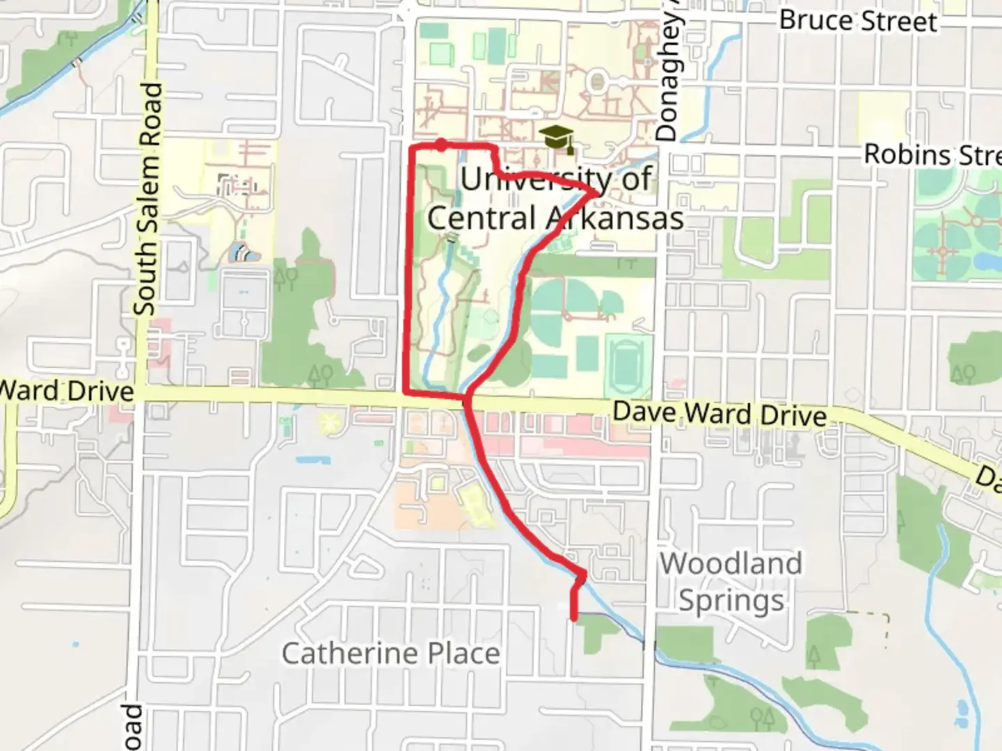 An image depicting the trail Stone Dam Creek Trail and its surrounding area.