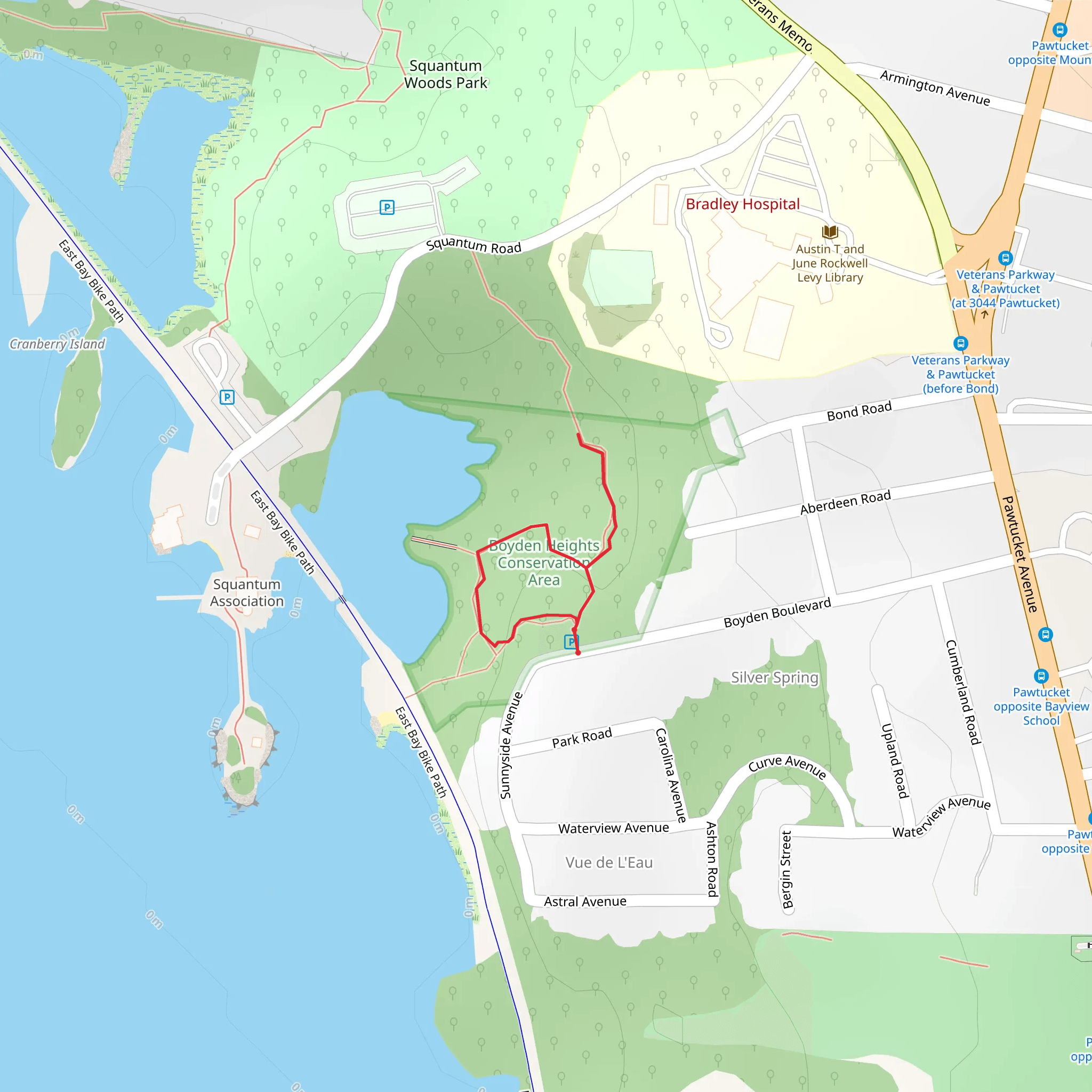 Boyden Boulevard Loop mobile static map