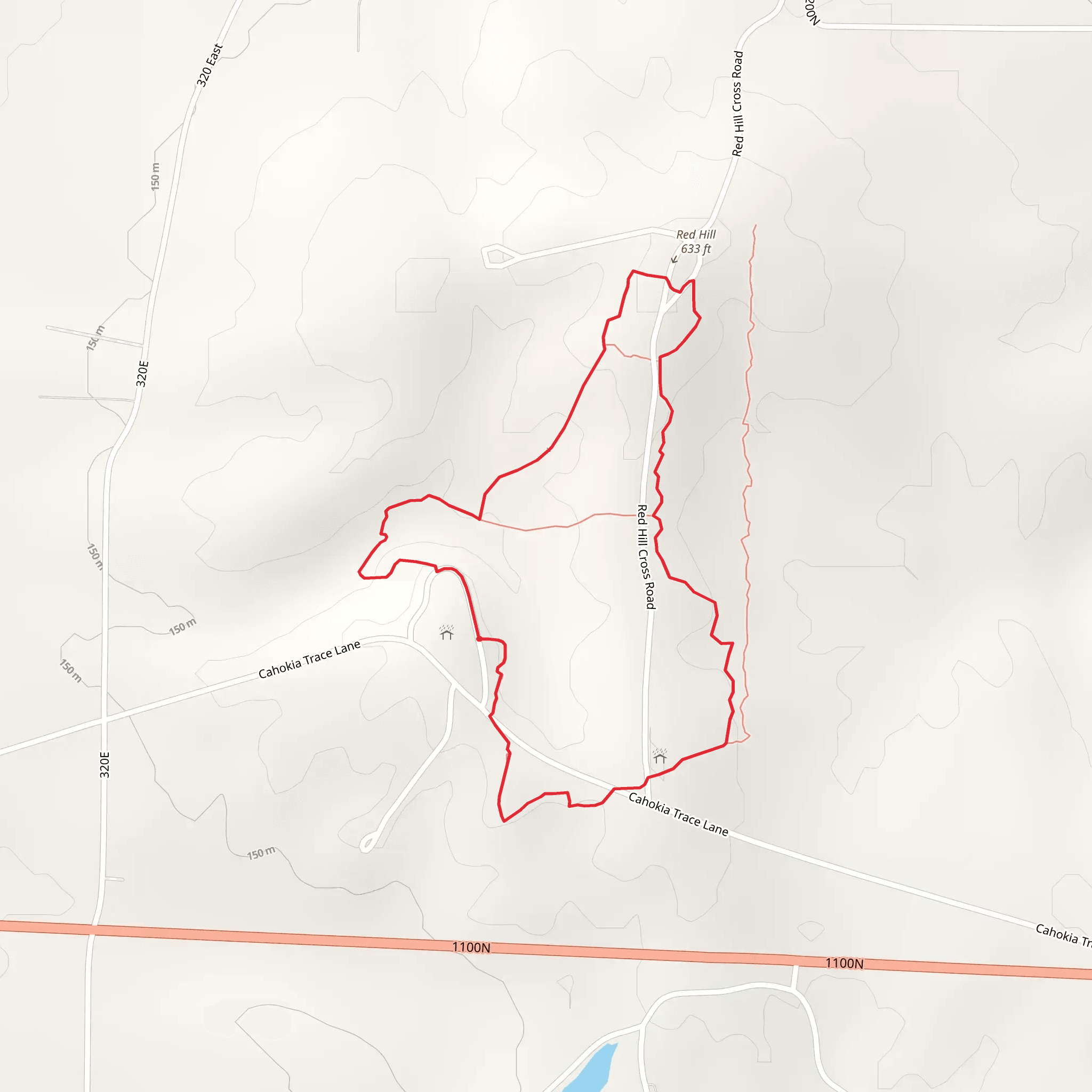 Red Hill Loop mobile static map