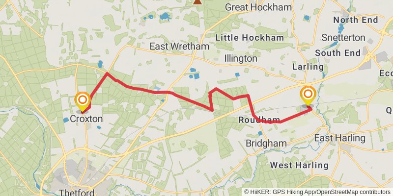 Hereward Way stage 9 Map