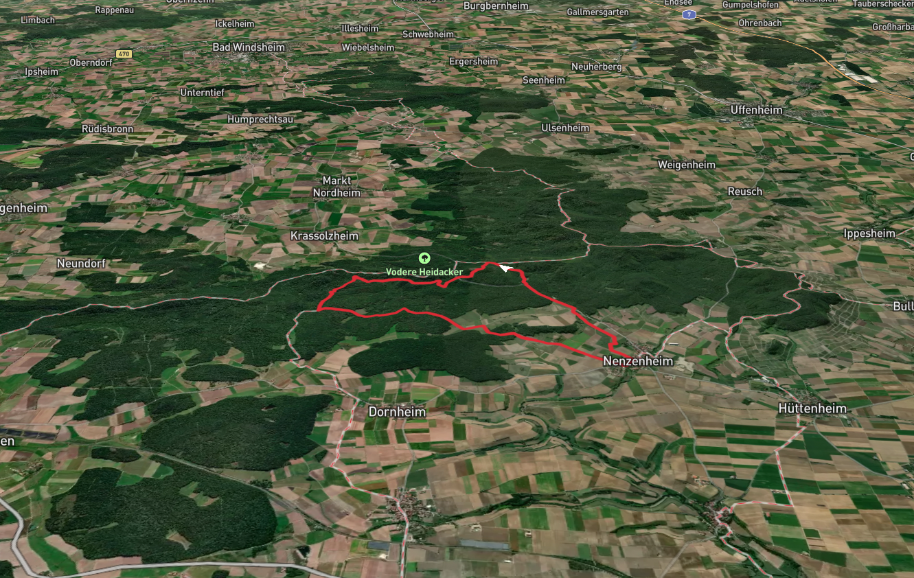 Judensee, Iffigheimer Berg and Großer Wolfsee Loop