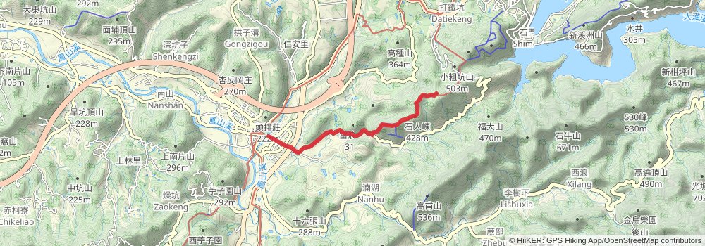Raknus Selu Trail stage 2 Map