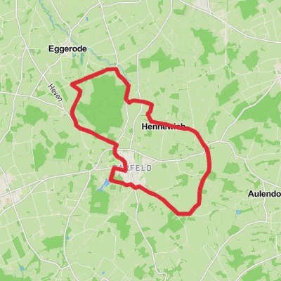 Darfeld and Wald bei Haus Burlo Loop mobile static map