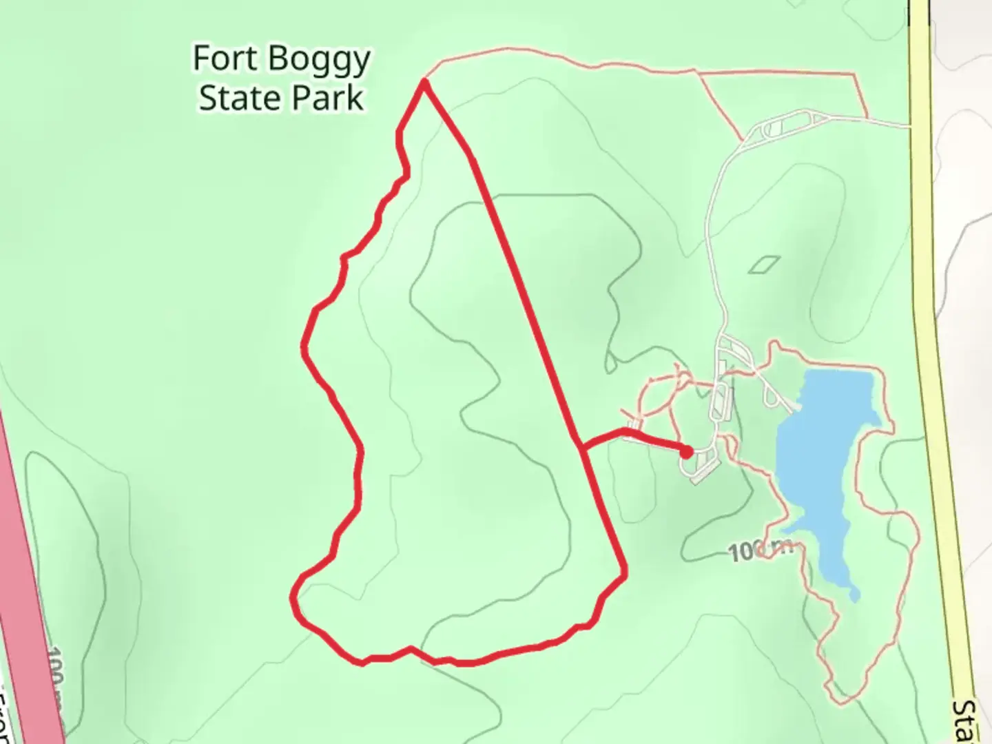 An image depicting the trail Campbell trail and Leon Prairie Trail and its surrounding area.