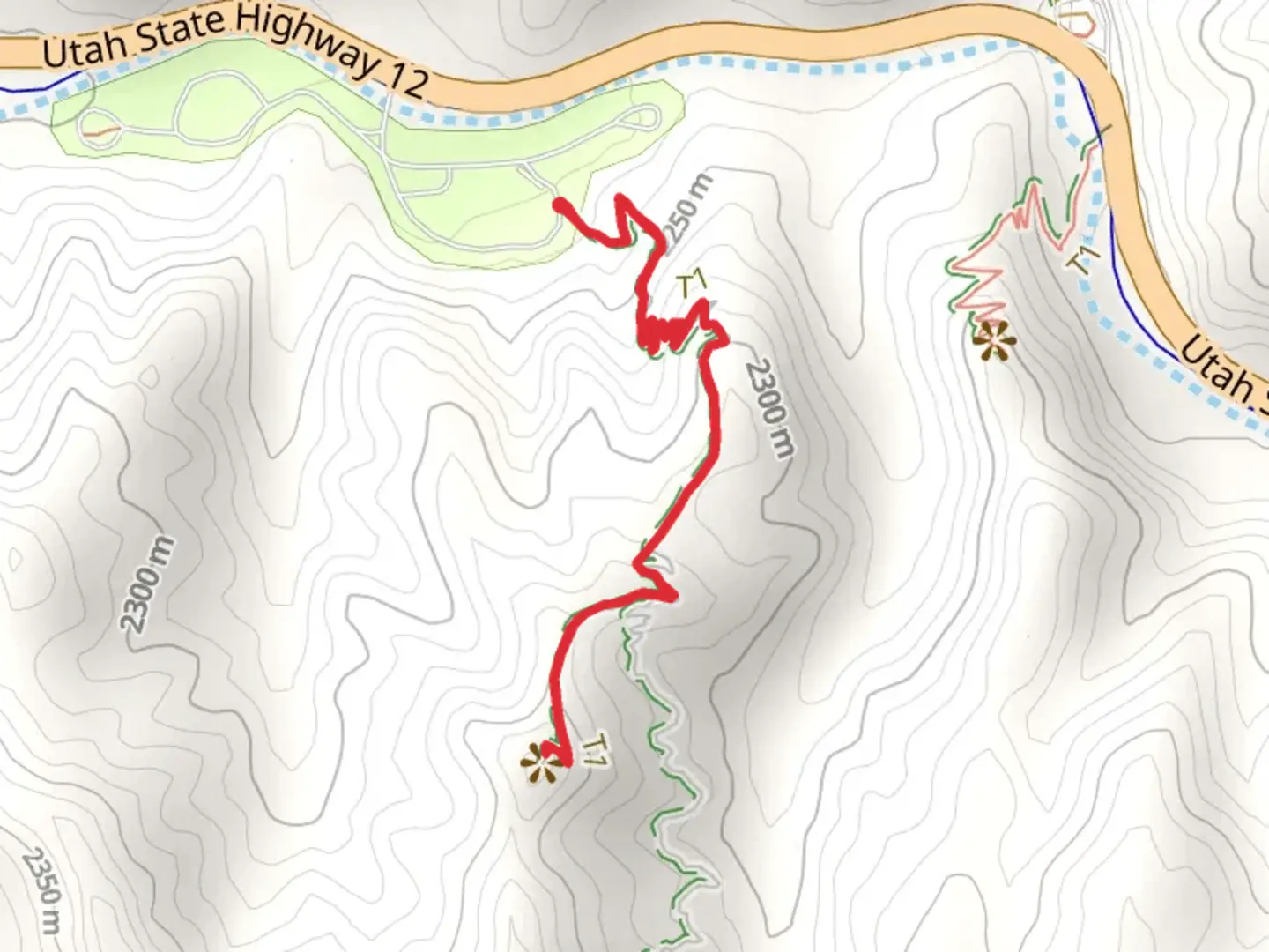 An image depicting the trail Buckhorn Trail and its surrounding area.