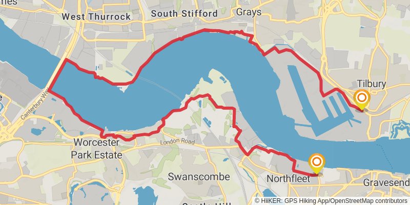 Thames Estuary Trail stage 4 Map