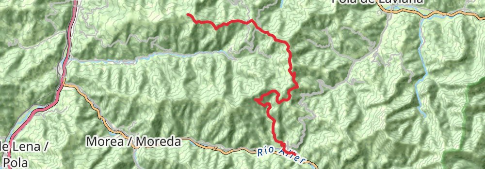GR 208 Anillo de la Montaña Central stage 9 Map