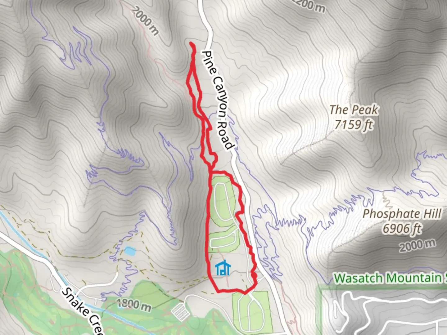 An image depicting the trail Nature WSP Trail and Oak Hollow Trail and its surrounding area.