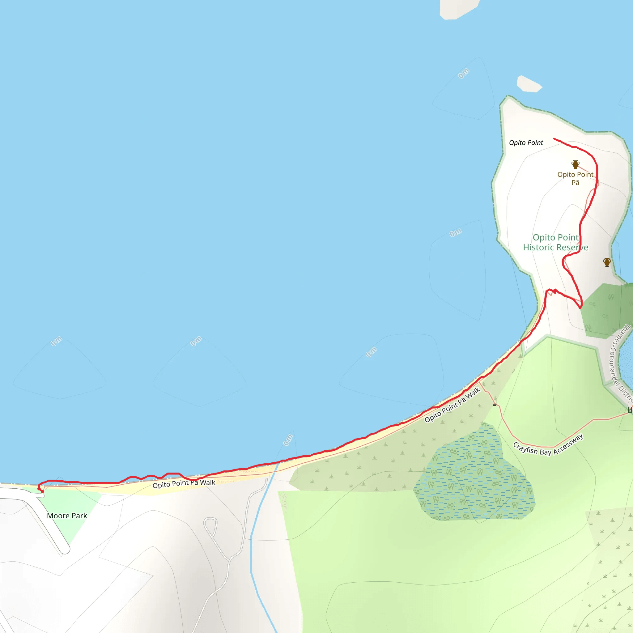 Opito Pa Walk mobile static map