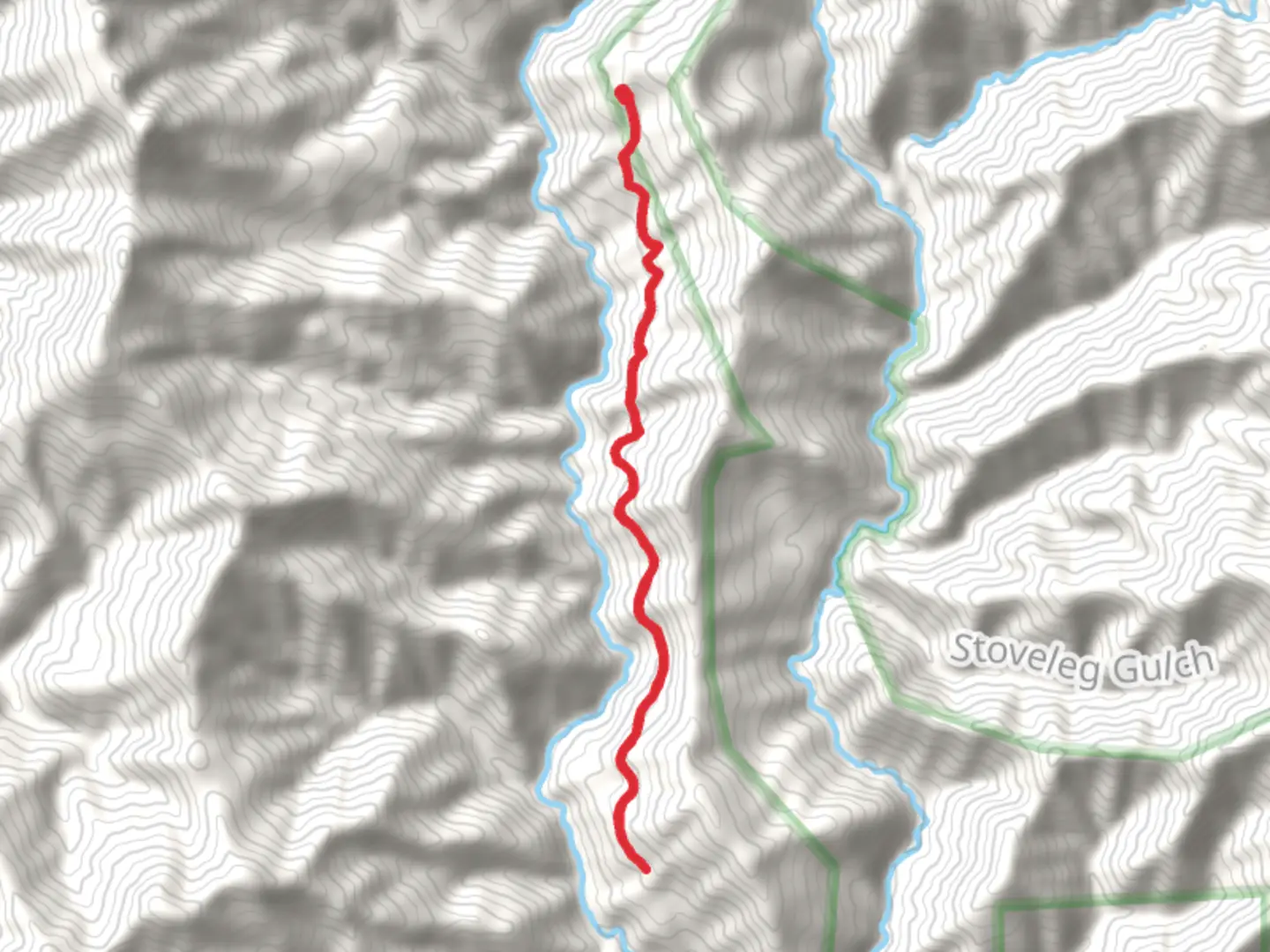 An image depicting the trail Raymond Flat Trail and its surrounding area.