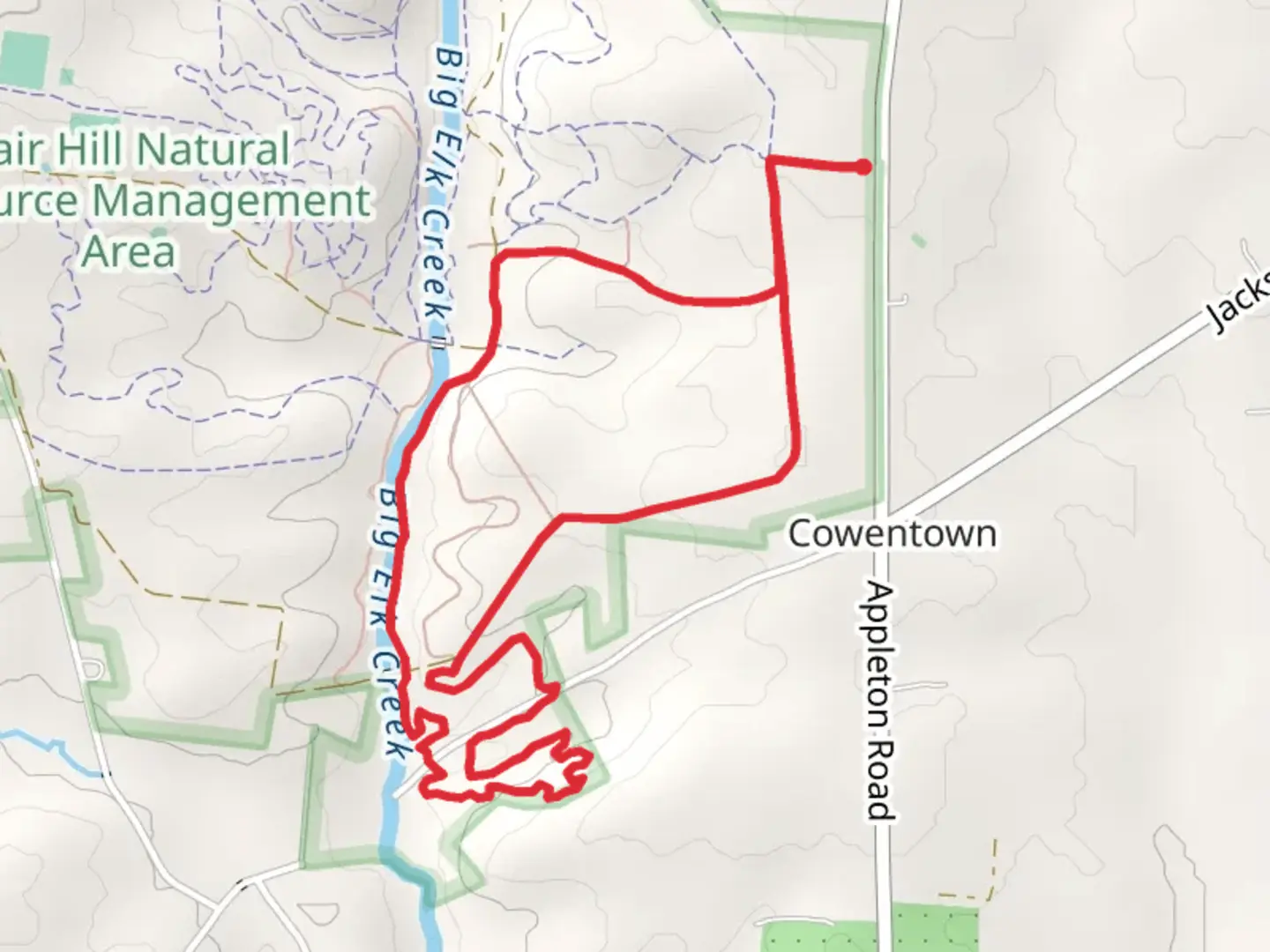 An image depicting the trail Social, South Park and Lower Ridge Loop Trail and its surrounding area.