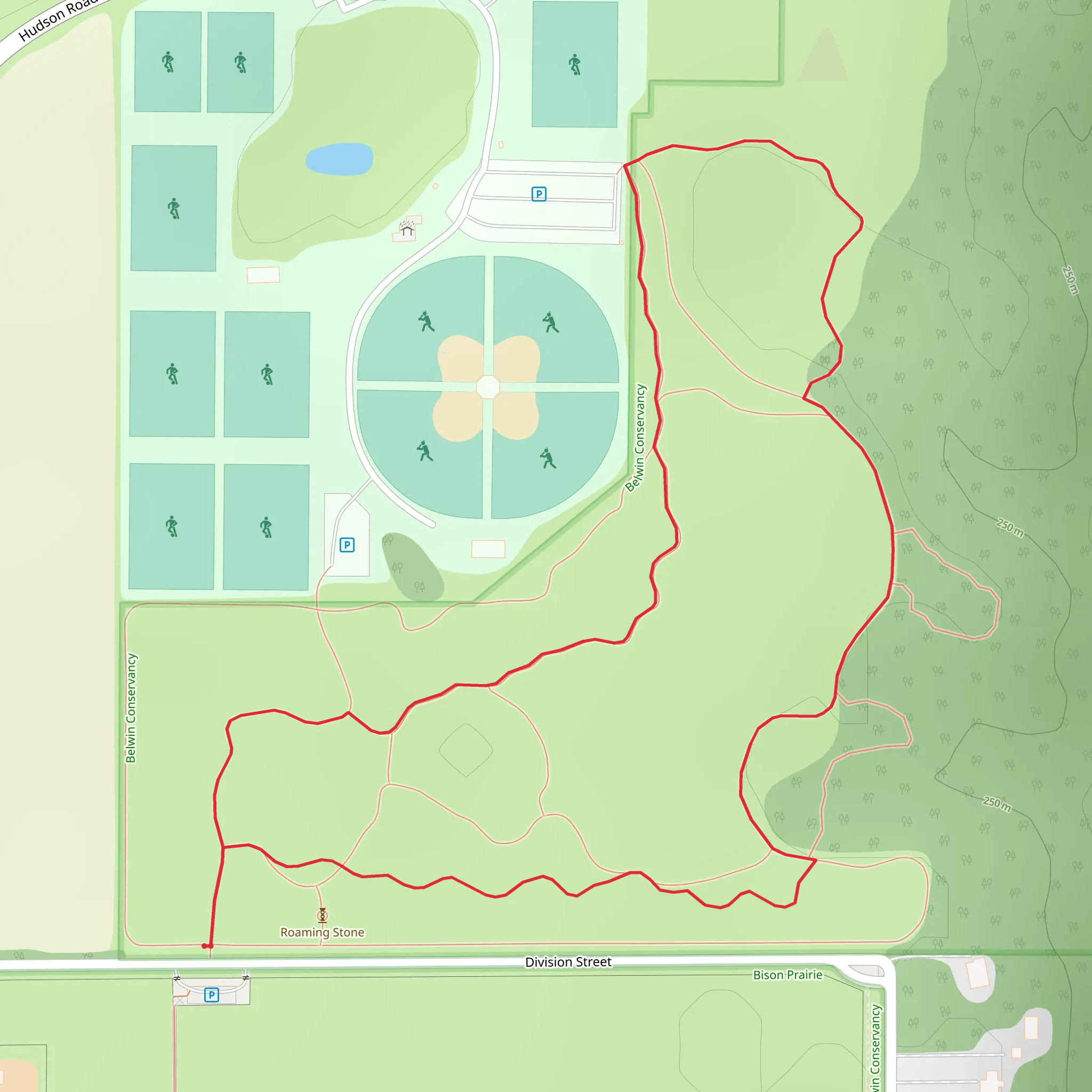 Division Street Loop mobile static map