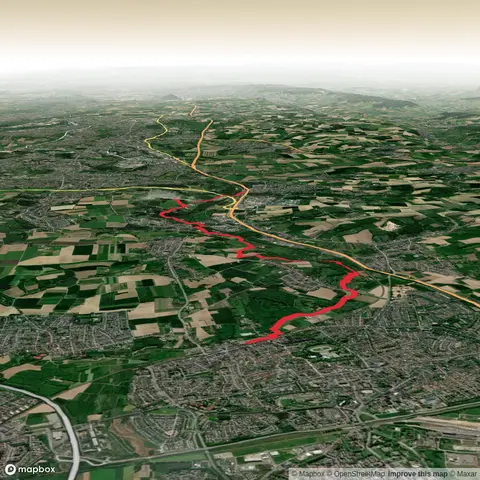 Visvijver der Oude Markt and Mulderplas via Schinnen and Nuth Nu01 Droepnaasroute