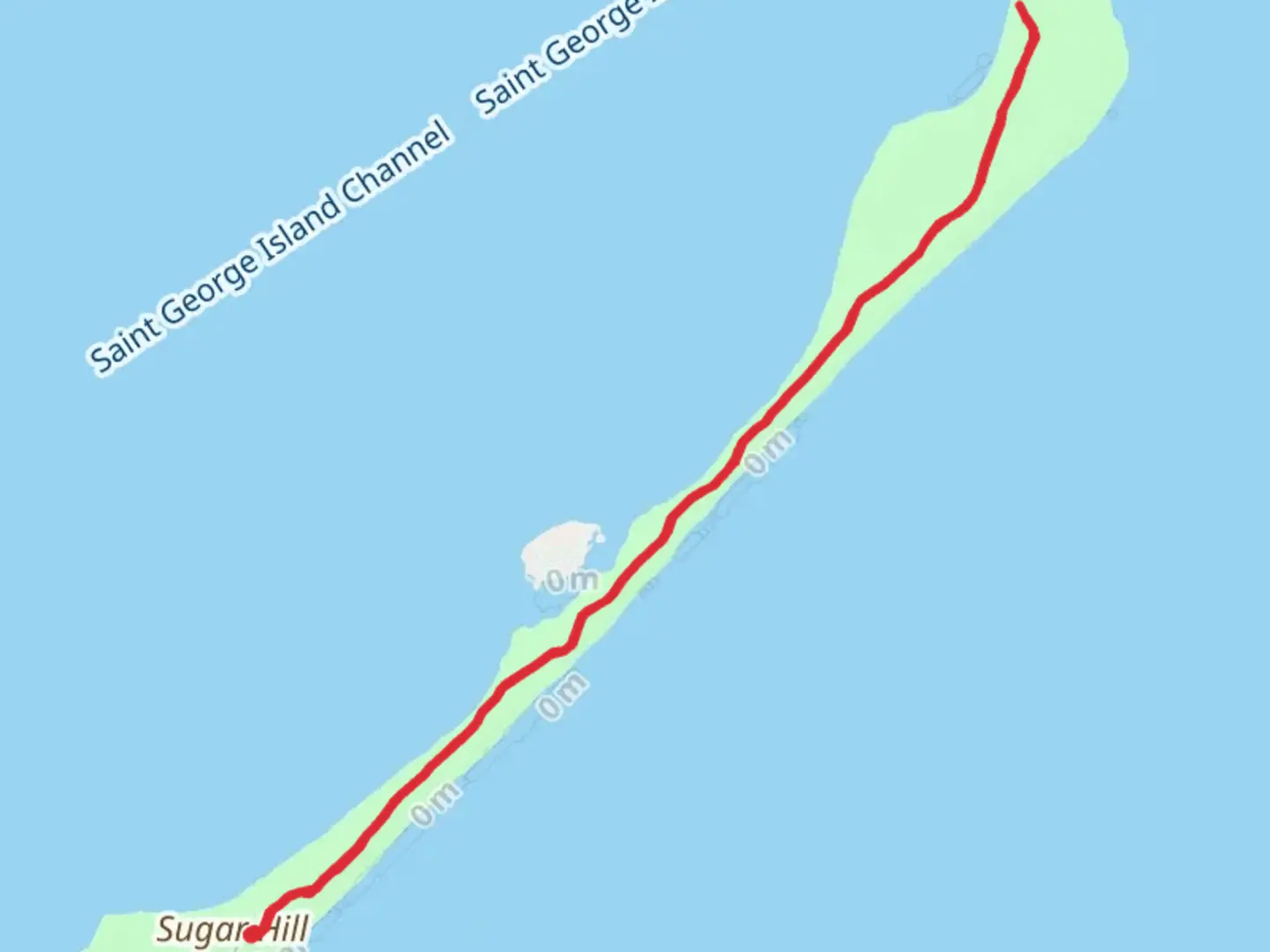 An image depicting the trail Pilot Harbor Walk from Sugar Hill and its surrounding area.