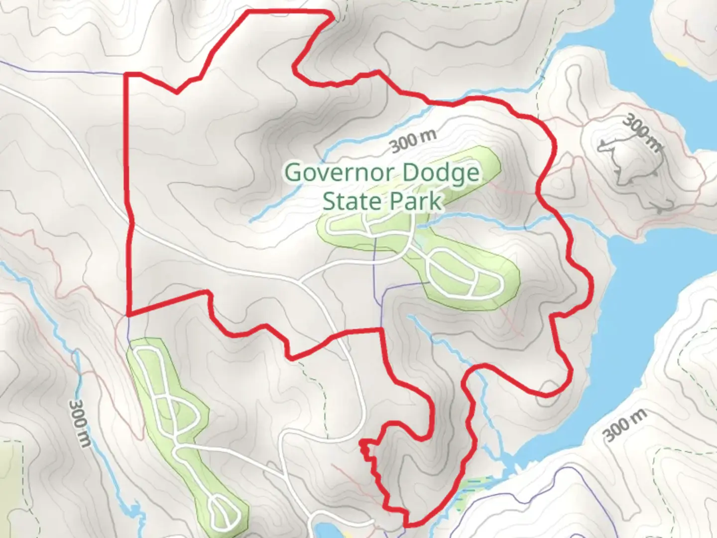 An image depicting the trail Twin Valley Campground Loop and its surrounding area.