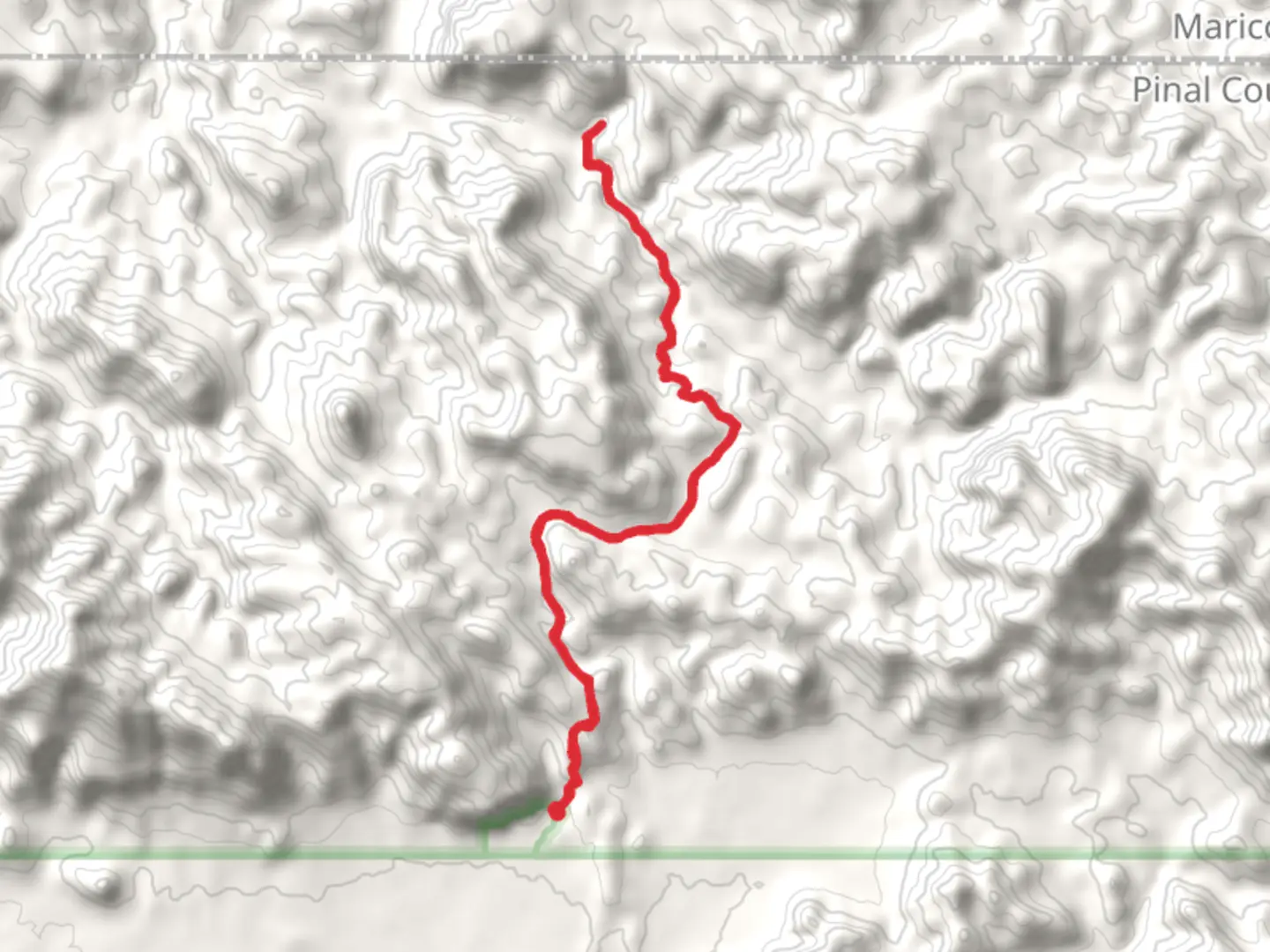 An image depicting the trail Bluff Spring and Grand Enchantment Trail and its surrounding area.