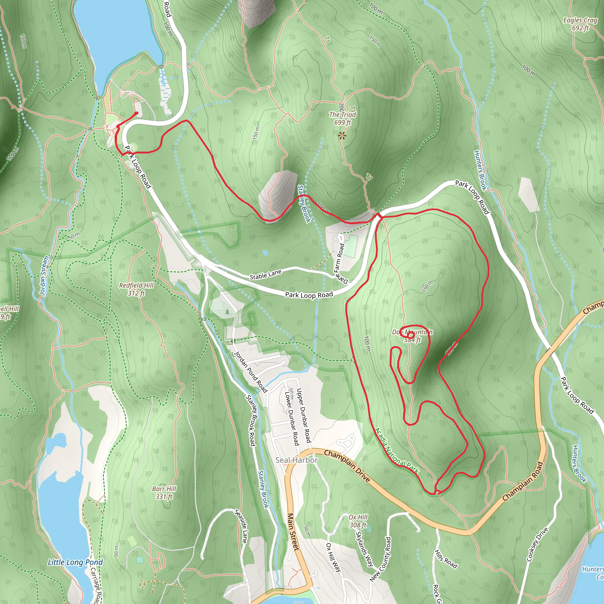 Day Mountain Loop mobile static map