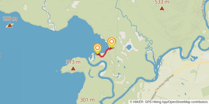Kepler Track spur 4 Map