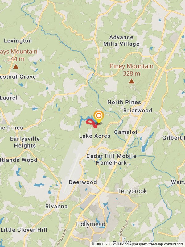 Chris Greene Lake via Running Cedar Loop