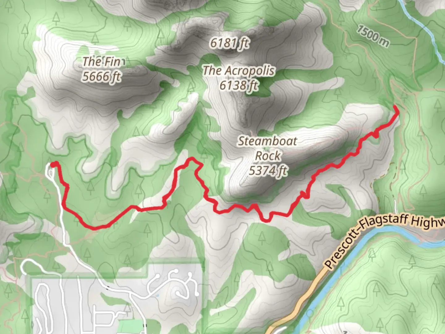 An image depicting the trail Jim Thompson Trail and its surrounding area.