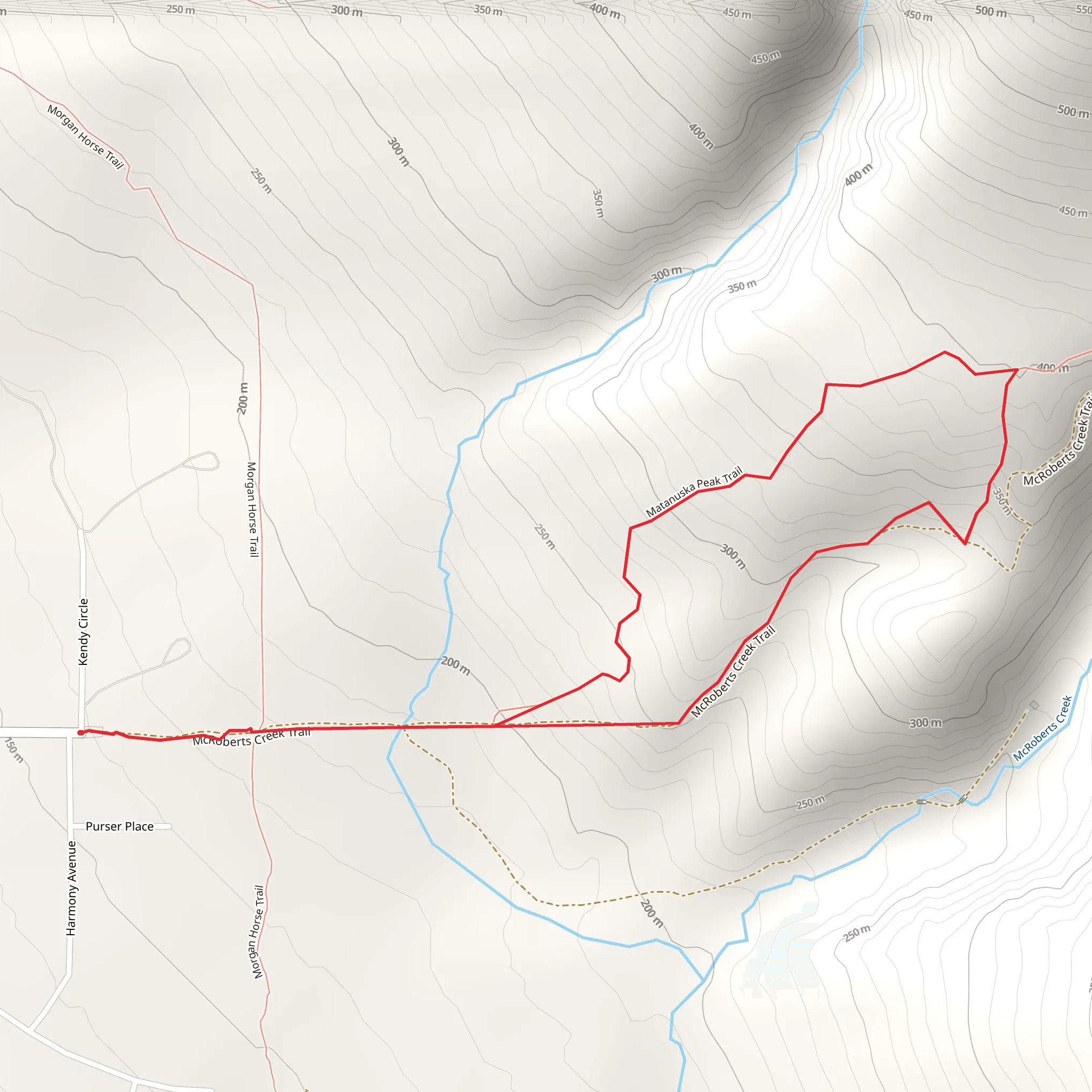 Smith Road Extension Loop - East mobile static map