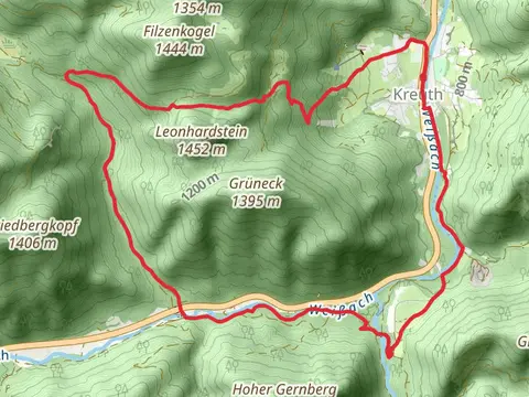 Wanderweg 608 and Siebenhuetten Loop