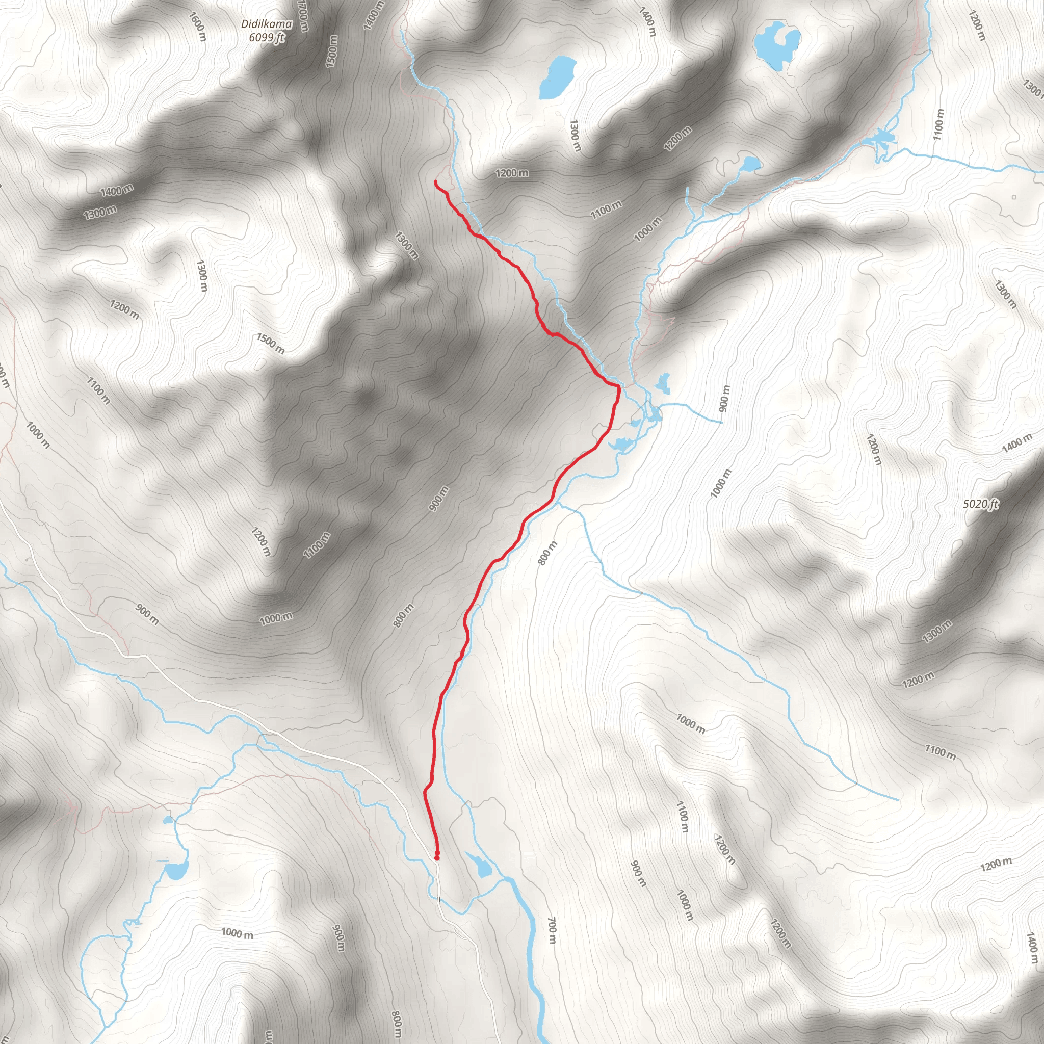 Reed and Glacier Creek - Snowbird Trail mobile static map