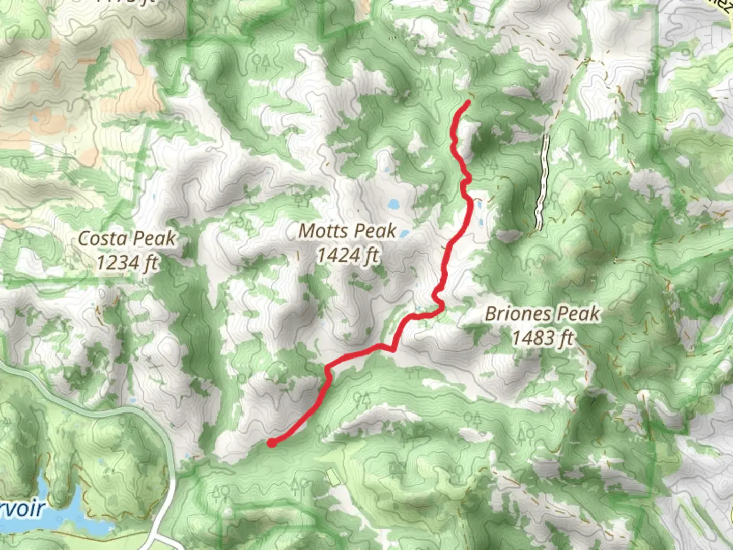 An image depicting the trail Old Briones Road Trail and its surrounding area.