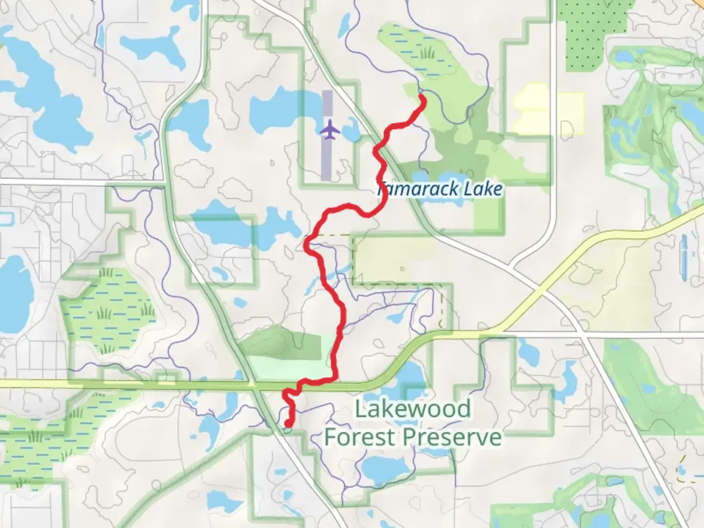 An image depicting the trail Fort Hill Trail and its surrounding area.