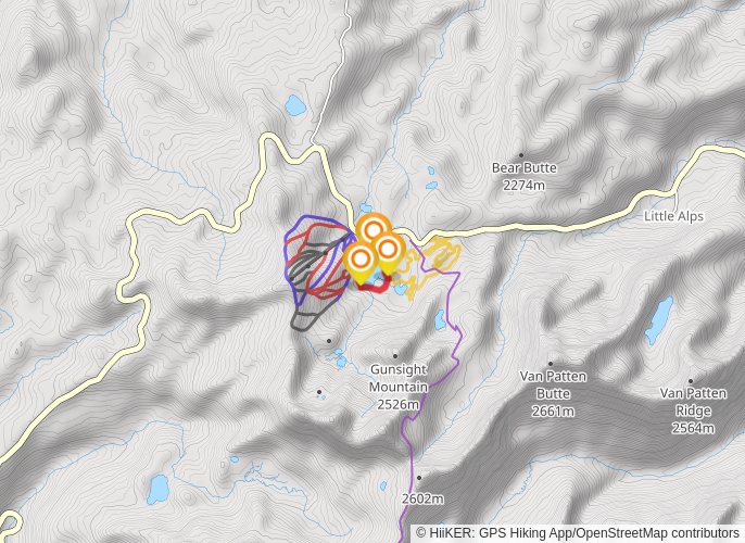Anthony Lake mobile static map