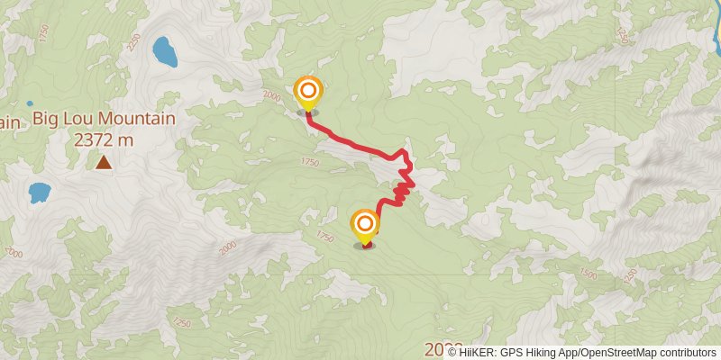Icicle Ridge Trail stage 3 Map