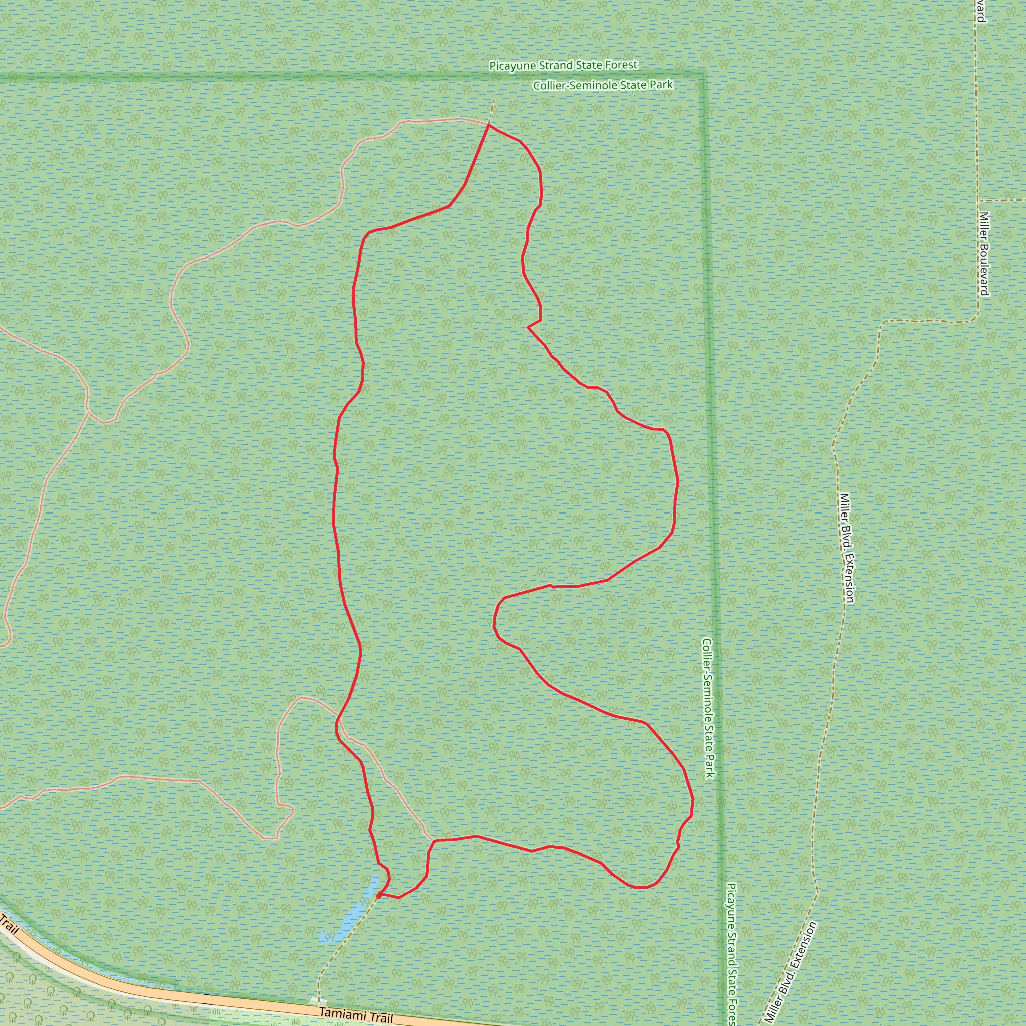 Adventure Loop Trail - Short mobile static map