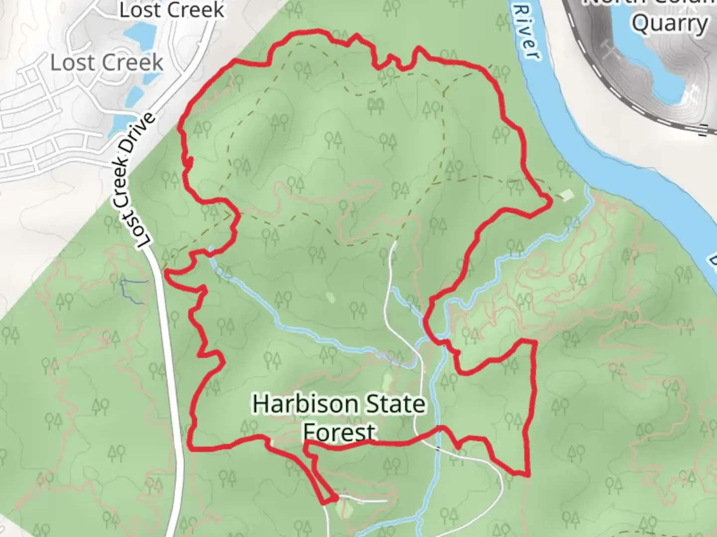 An image depicting the trail Stewardship, Midlands Mountain and Eagle Loop Trail and its surrounding area.