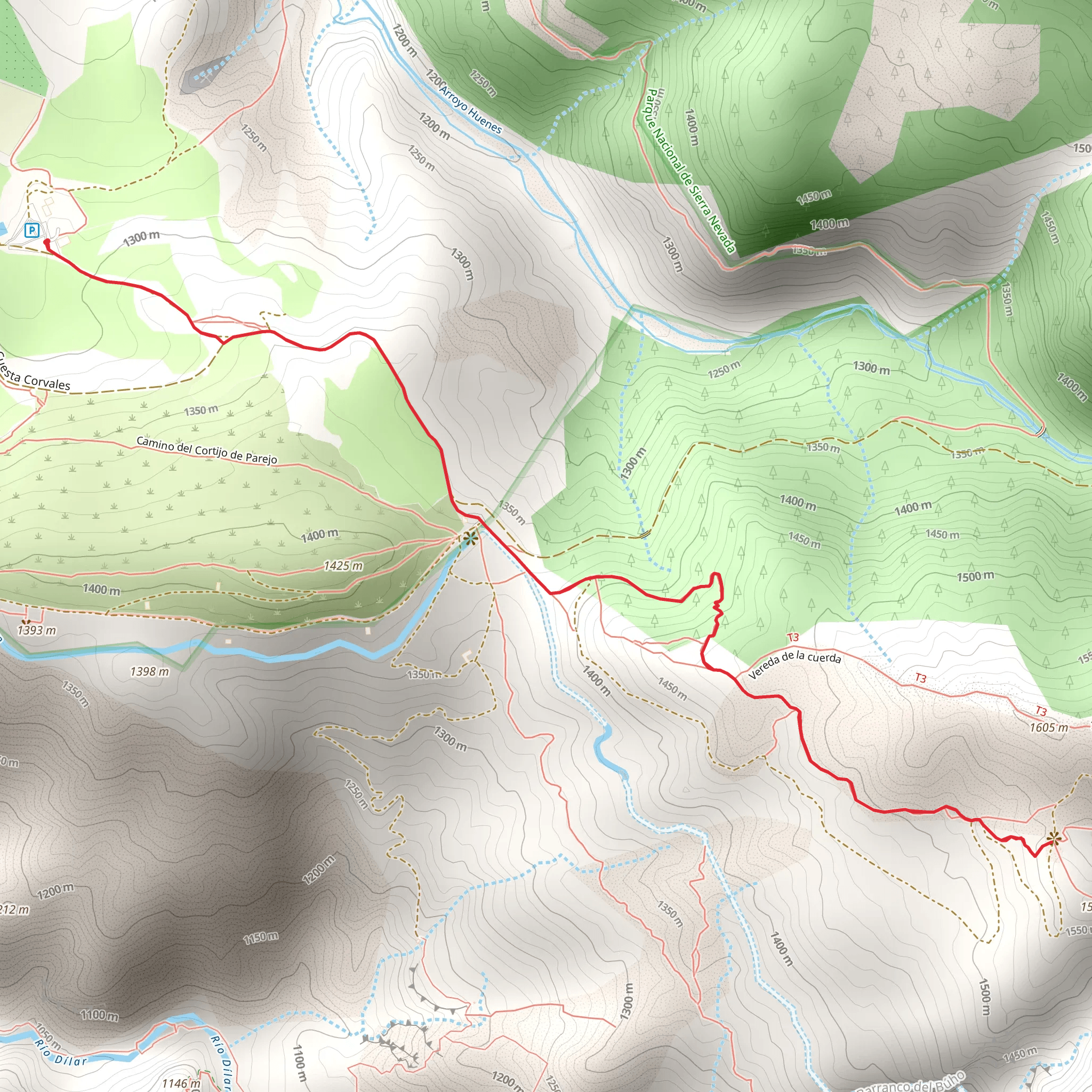 Mirador del Trevenque mobile static map