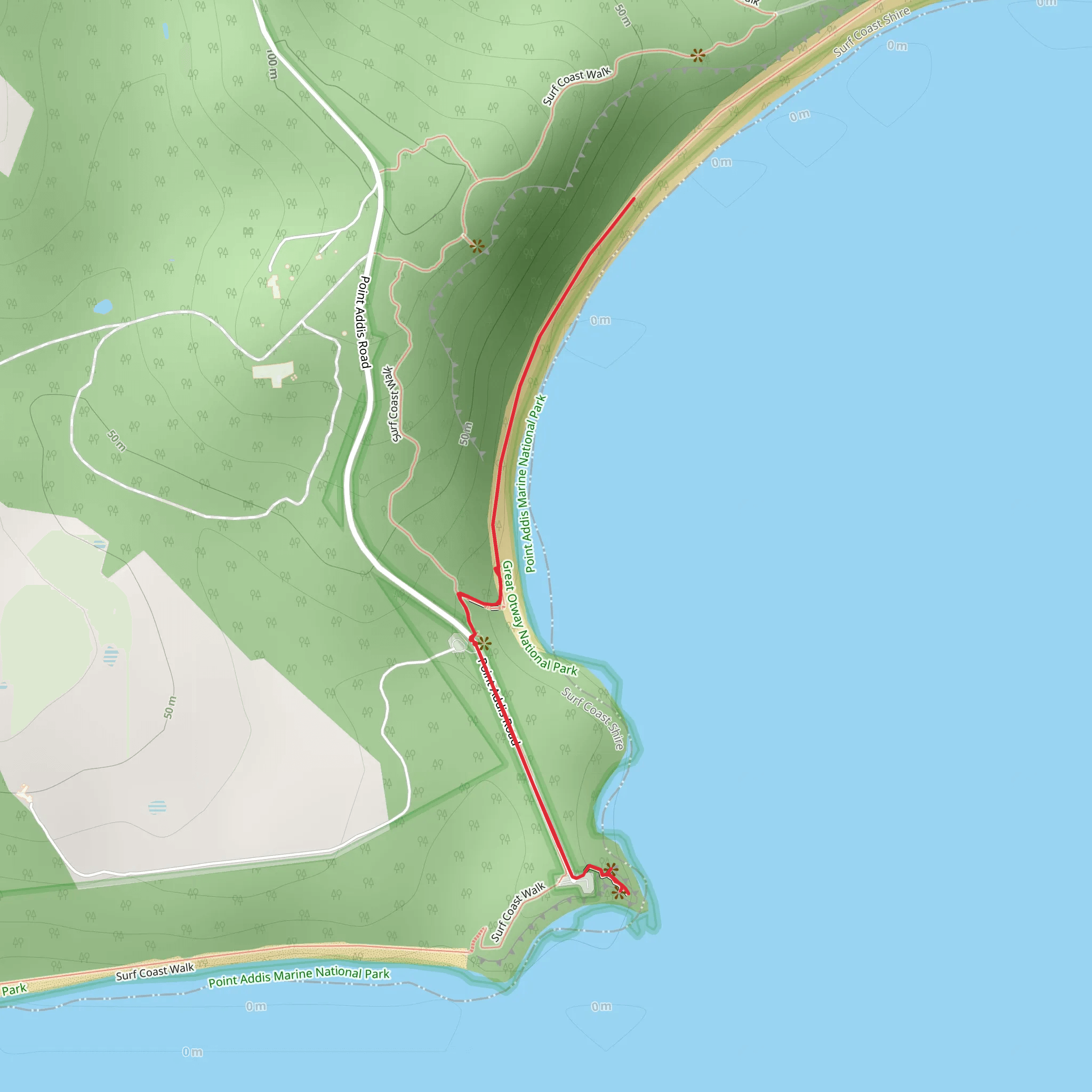 Point Addis Walk mobile static map