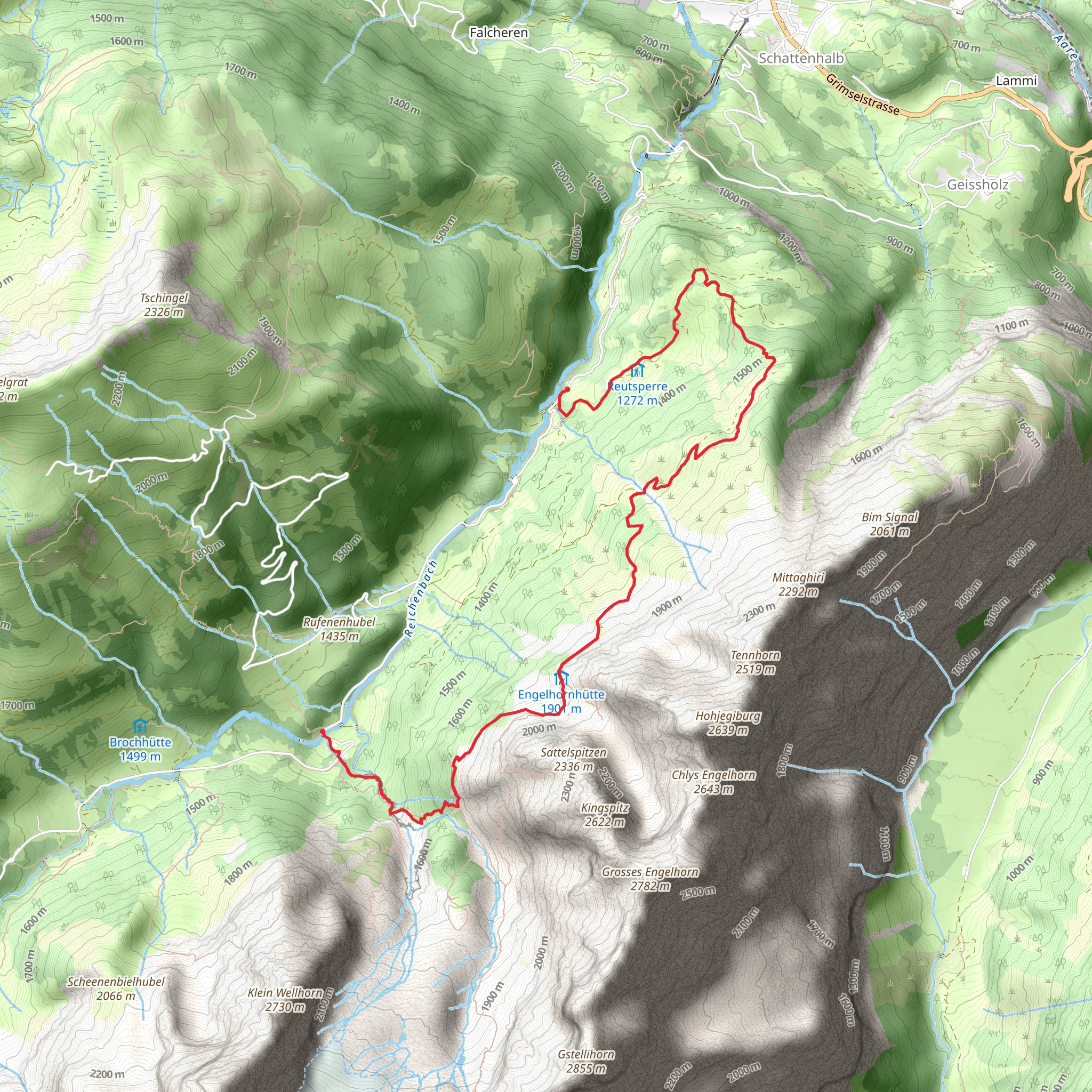 Engelhornhütte mobile static map